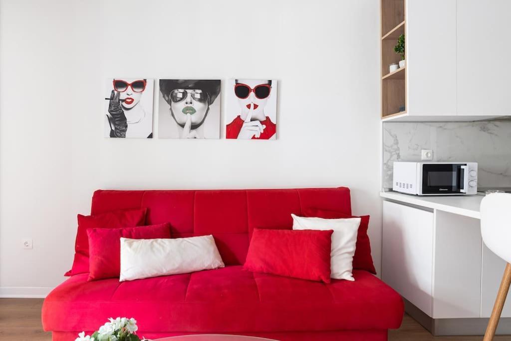 Red Velvet Apt Near City Centre Tessalónica Exterior foto